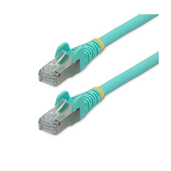 StarTech.com 7.5m CAT6a Ethernet Cable - Aqua - Low Smoke Zero Halogen (LSZH) -…