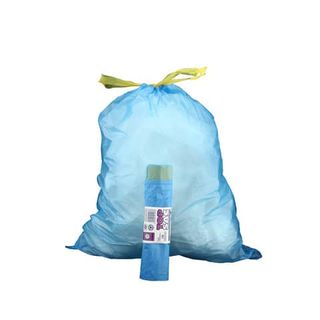 Sacchi immondizia per rifiuti inorganici Rolsac 27 L 50x60 cm - 16 µm azzurro -…