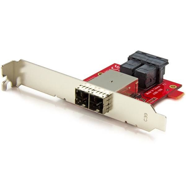 StarTech.com Adattatore Mini-SAS - Dual SFF-8643 a SFF-8644 - con Staffa Intera…