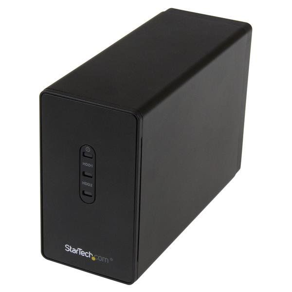 StarTech.com BOX Esterno a doppio alloggiamento Disco rigido da 2,5" - USB 3.0 …