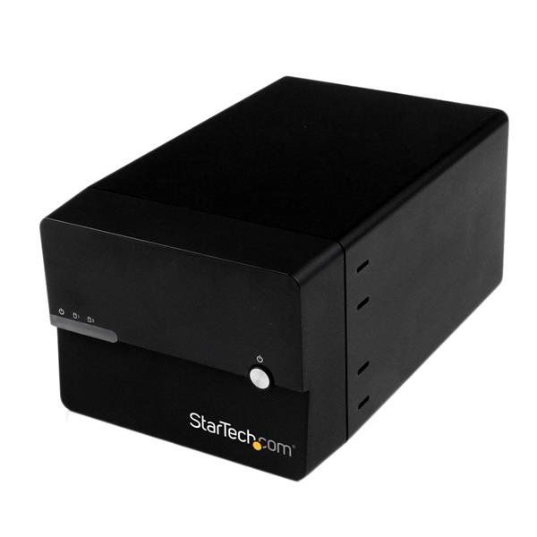 StarTech.com Box RAID esterno per due dischi rigidi SATA III 3,5" USB 3.0/eSATA…