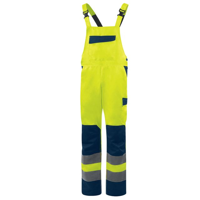 Salopette alta visibilità M1SA2HV - taglia XXL - giallo fluo - Deltaplus