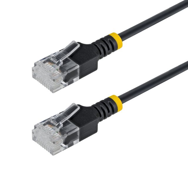 StarTech.com Cavo Ethernet CAT6a Ultra Sottile da 30 cm Nero, Snagless, UTP in …