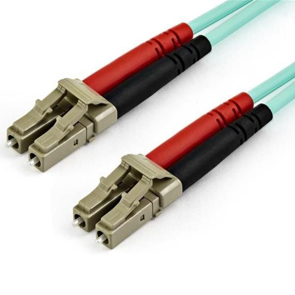 StarTech.com Cavo Fibra Ottica patch Multimodale LC a LC Duplex 50/125 OM4 - 15…