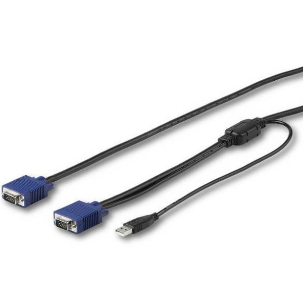 StarTech.com Cavo KVM USB da 3m per Console Montabile ad Armadio Rack - VGA & U…