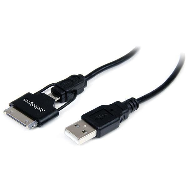 StarTech.com Cavo combo corto 65 cm connettore dock Apple 30 pin oppure Micro U…