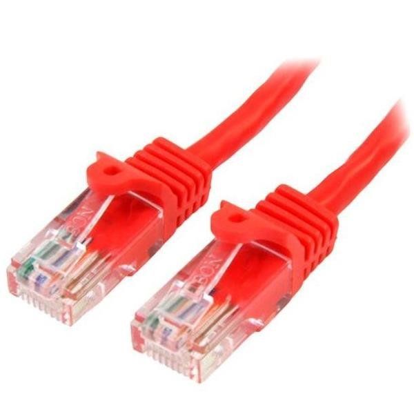 StarTech.com Cavo di rete CAT 5e - Cavo Patch Ethernet RJ45 UTP Rosso da 1m ant…