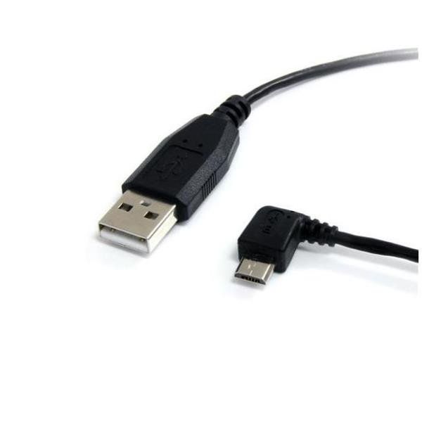 StarTech.com Cavo micro USB - Cavo USB da A a micro B ad angolo sinistro da 30 …