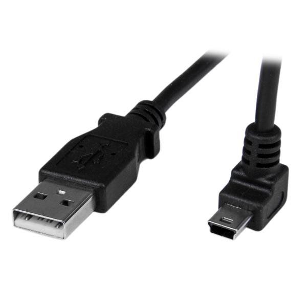 StarTech.com Cavo mini USB 1 m- A a Mini B con angolare verso l'alto - Cavo USB…