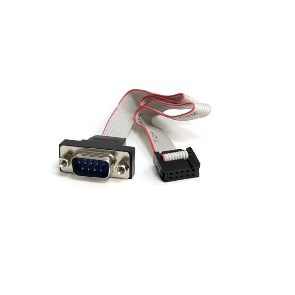 StarTech.com Cavo per montaggio a pannello seriale maschio 9 pin a collettore s…