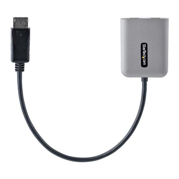 StarTech.com DP to Dual HDMI MST HUB, Dual HDMI 4K 60Hz, DisplayPort Multi Moni…