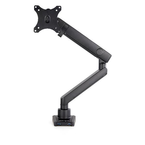 StarTech.com Desk Mount Monitor Arm with 2x USB 3.0 ports, Slim Full Motion Adj…