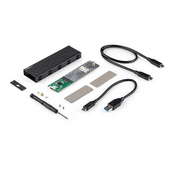 StarTech.com Enclosure USB-C a M.2 NVMe o M.2 SATA SSD 10Gbps - Case esterno po…