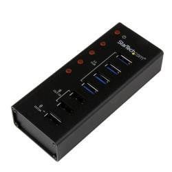 StarTech.com Hub USB 3.0 alimentato a 4 porte con 3 porte di ricarica USB dedic…