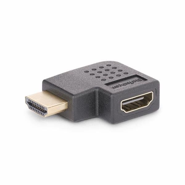 StarTech.com Right Angle HDMI 2.0 Adapter, 90-Degree HDMI Port Saver, M/F - Hig…
