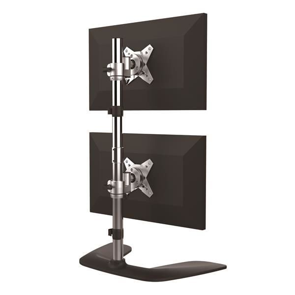 StarTech.com Stand Verticale per doppio Monitor fino a 27" VESA - Altezza regol…