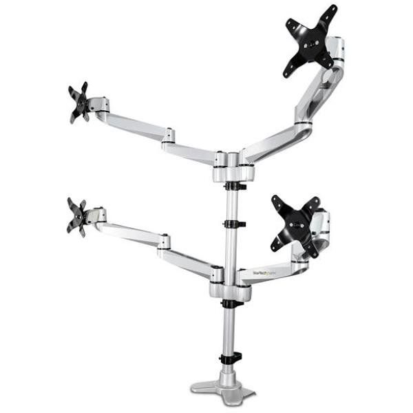 StarTech.com Supporto per 4 monitor - Completamente articolabile - Premium - Ki…