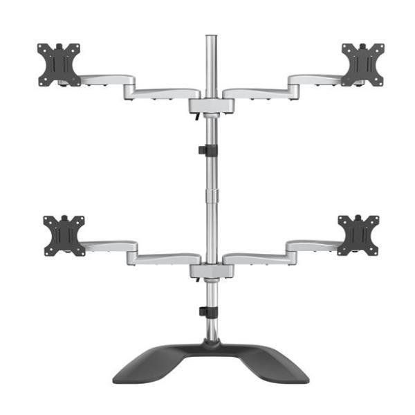 StarTech.com Supporto per Quattro Monitor - Braccio Articolato - Acciaio e Allu…