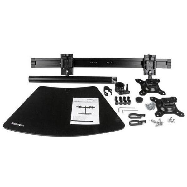 StarTech.com Supporto per doppio monitor VESA regolabile - Supporta monitor da …