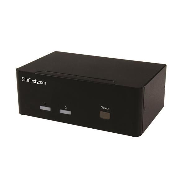 StarTech.com Switch Commutatore a 2 porte - KVM USB 2.0 a doppio VGA con Hub US…