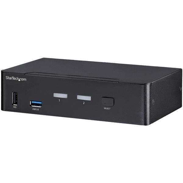 StarTech.com Switch KVM DisplayPort 2 porte - 4K 60Hz - Singolo schermo - Switc…
