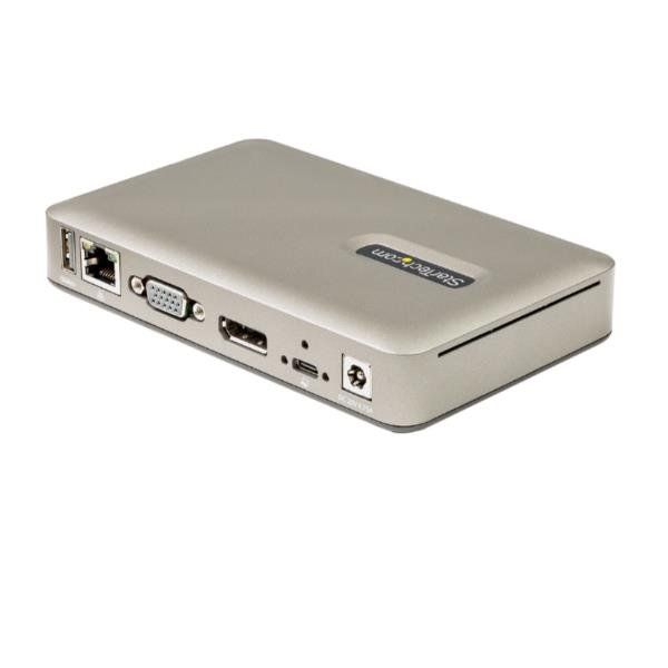 StarTech.com USB C Dock, USB-C to DisplayPort 4K 30Hz or VGA, Mini USB-C Laptop…