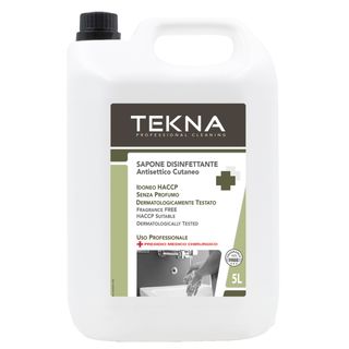 Sapone disinfettante - senza profumo - 5 lt - Tekna