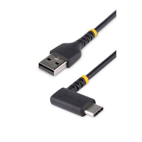 Startech Cavo da USB-A a USB-C a 90 da 15 cm - Cavetto di Ricarica Veloce USB T…