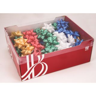 Stelle nastro Splendene - colori assortiti - diametro 90mm - 19mm - Bolis - con…