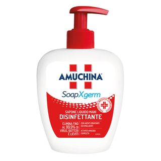 Sapone liquido disinfettante mani SoapXgerm - 250 ml - Amuchina