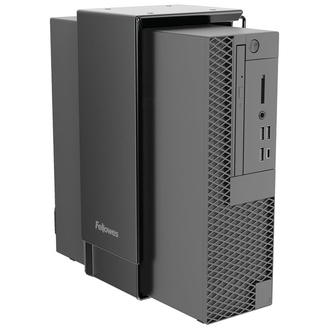 Supporto CPU sottile sotto scrivania - Nero Fellowes