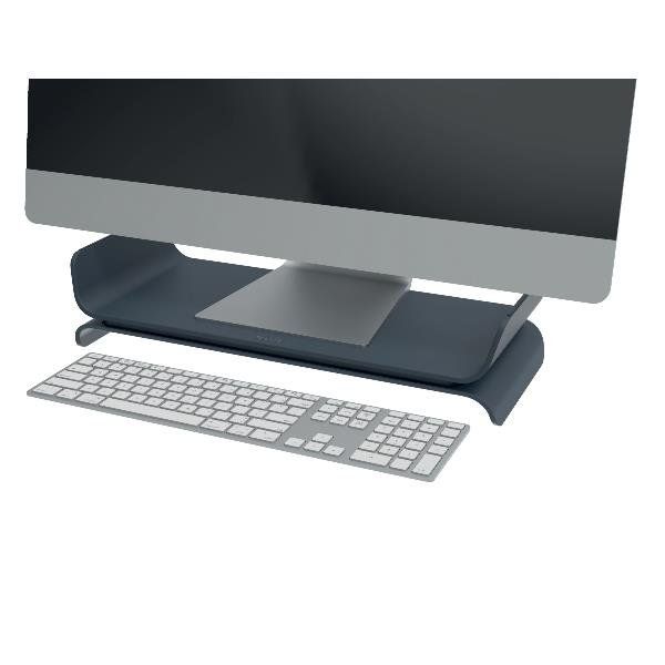 Supporto per monitor regolabile a 2 altezze Leitz Ergo grigio scuro - 209x112x4…