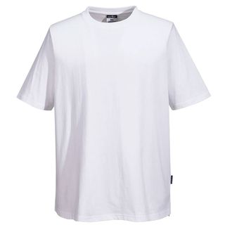 T-shirt chef unisex - maniche corte - taglia L - bianco - Portwest