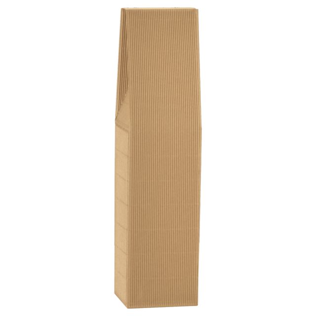Scatola Onda - 1 bottiglia - in cartone - 9 x 9 x 37 cm - avana - Scotton