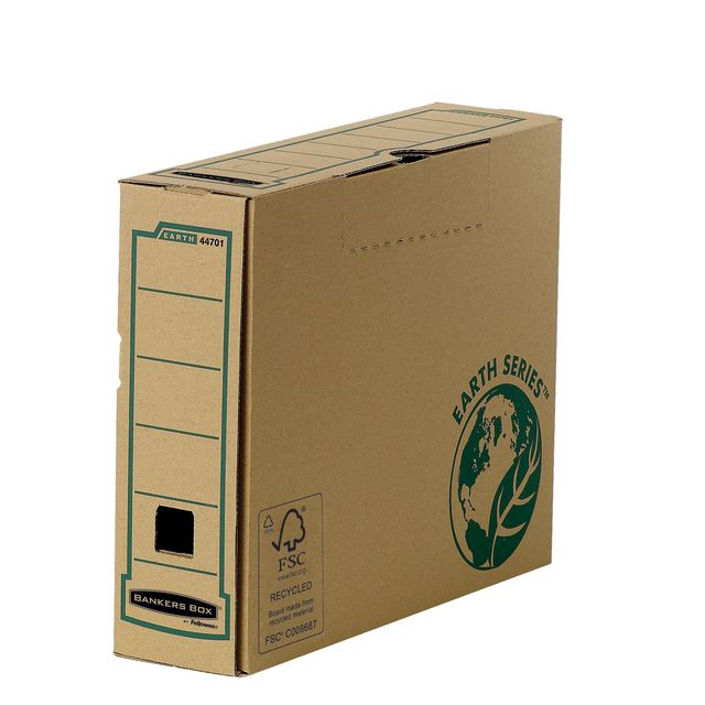 Scatola archivio Bankers Box Earth Series - A4 - 25 x 31,5 cm - dorso 8 cm - Fe…