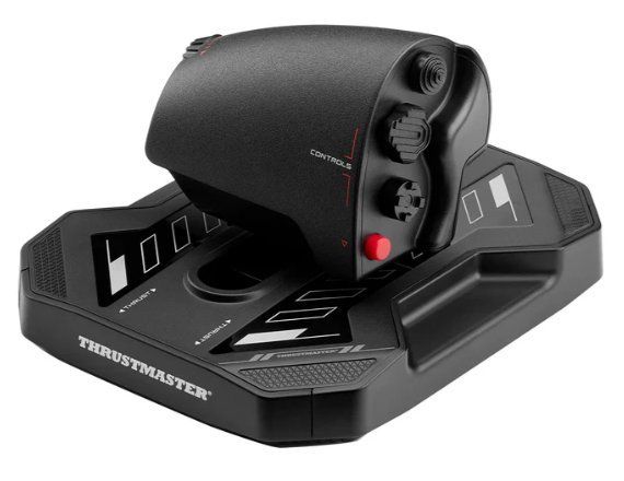 THRUSTMASTER SOL-R 6 THROTTLE MANETTA PER SIMULAZIONI DI VOLO SU PC NERO