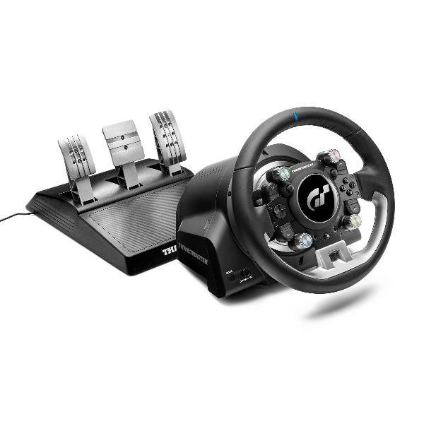 THRUSTMASTER T-GT II VOLANTE CON PEDALIERA A 3 PEDALI PS5 PS4 PC FORCE FEEDBACK…