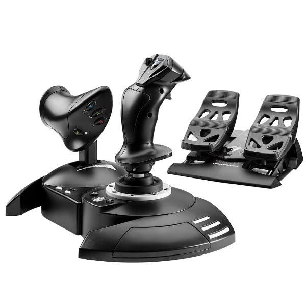 THRUSTMASTER T.FLIGHT FULL KIT X: COMPLETO KIT PER SIMULAZIONI DI VOLO JOYSTICK…