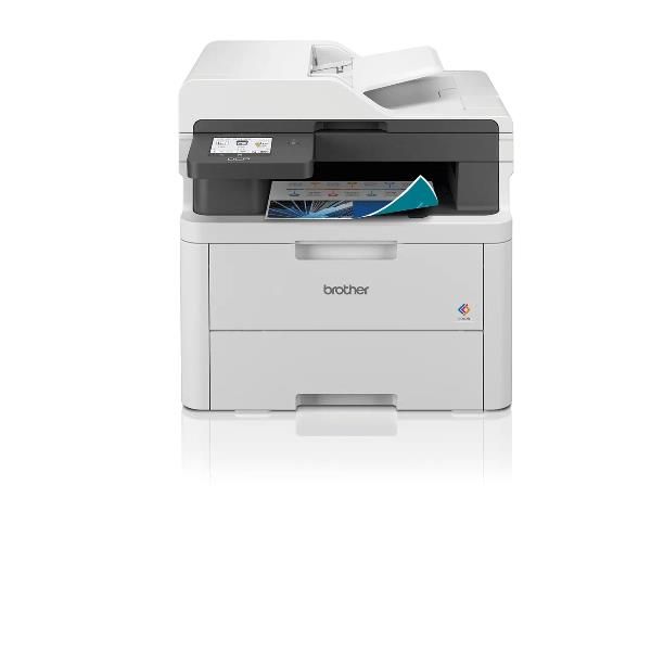 Brother DCP-L3560CDW - Stampante multifunzione - colore - LED - A4/Legal (supporti) - fino a 26 ppm (copia) - fino a 26 ppm (stampa) - 250 fogli - USB 2.0, Gigabit LAN, Wi-Fi(n)
