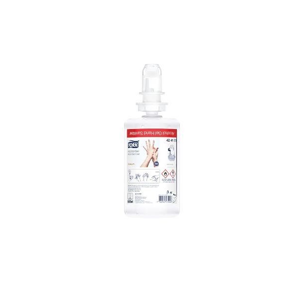 TORK ALCOL GEL DISINFETTANTE MANI FLACONE DA 1 LT TRASPARENTE CONF 6 Pz.