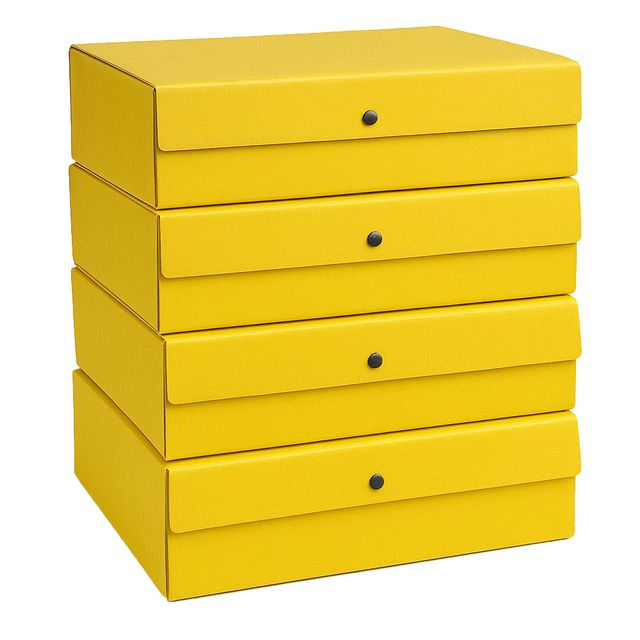 Scatola progetto - dorso 12 cm - giallo - Starline