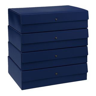 Scatola progetto - dorso 14 cm - blu - Starline