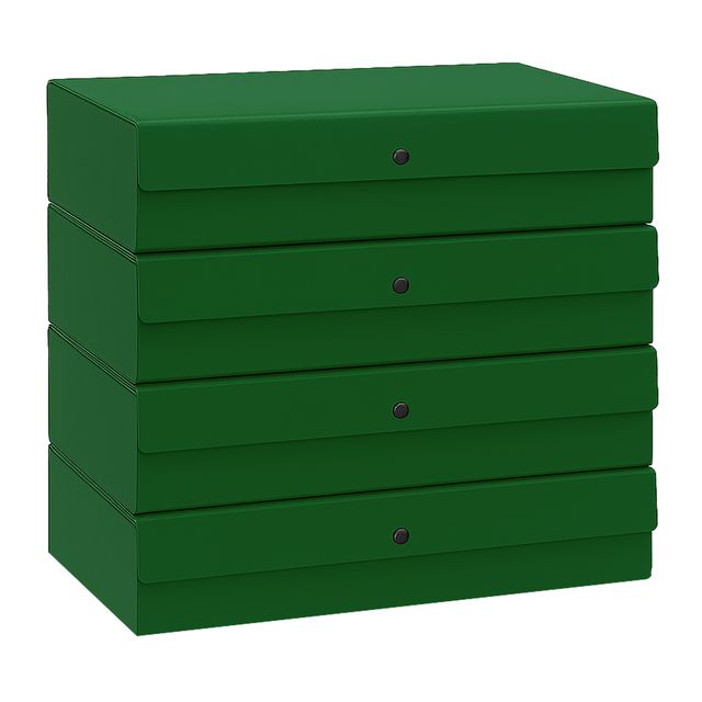 Scatola progetto - dorso 14 cm - verde - Starline