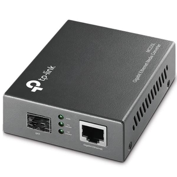 TP-LINK MC220L MEDIA CONVERTER 1000 BASE-SX / LX / LH FIBRA A 1000BASE-T