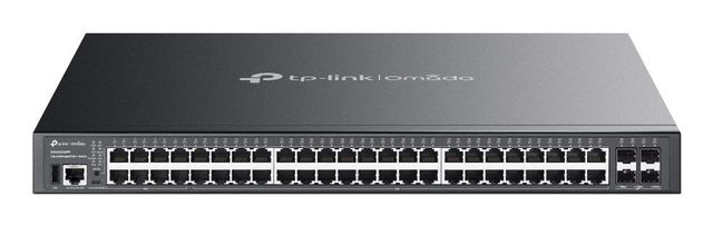 TP-LINK OMADA 48-PORT GIGABIT STACKABLE LITE L3 MANAGED POE++ SWITCH WITH 4 10G…
