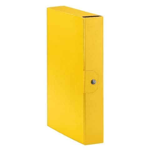 Scatola progetto Eurobox - dorso 6 cm - 25 x 35 cm - giallo - Esselte