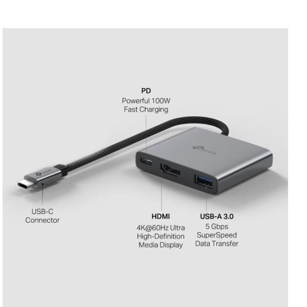 TP-Link Hub USB tipo C 3 in 1 UH3020C