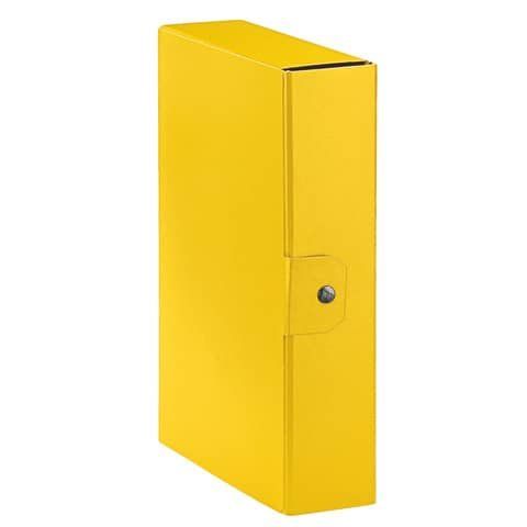 Scatola progetto Eurobox - dorso 8 cm - 25 x 35 cm - giallo - Esselte