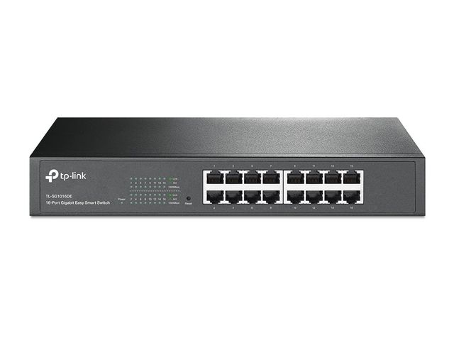 TP-Link JetStream TL-SG1016DE - Switch - gestito - 16 x 10/100/1000 - montabile…