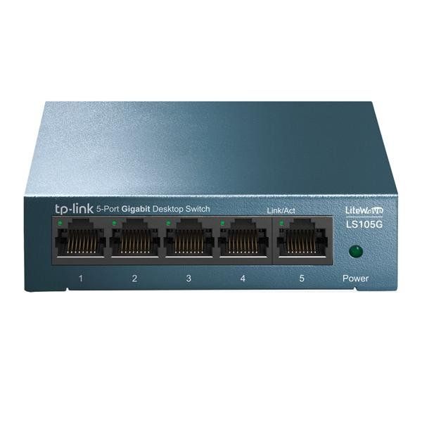TP-Link LiteWave LS105G - Switch - unmanaged - 5 x 10/100/1000 - desktop - AC 2…